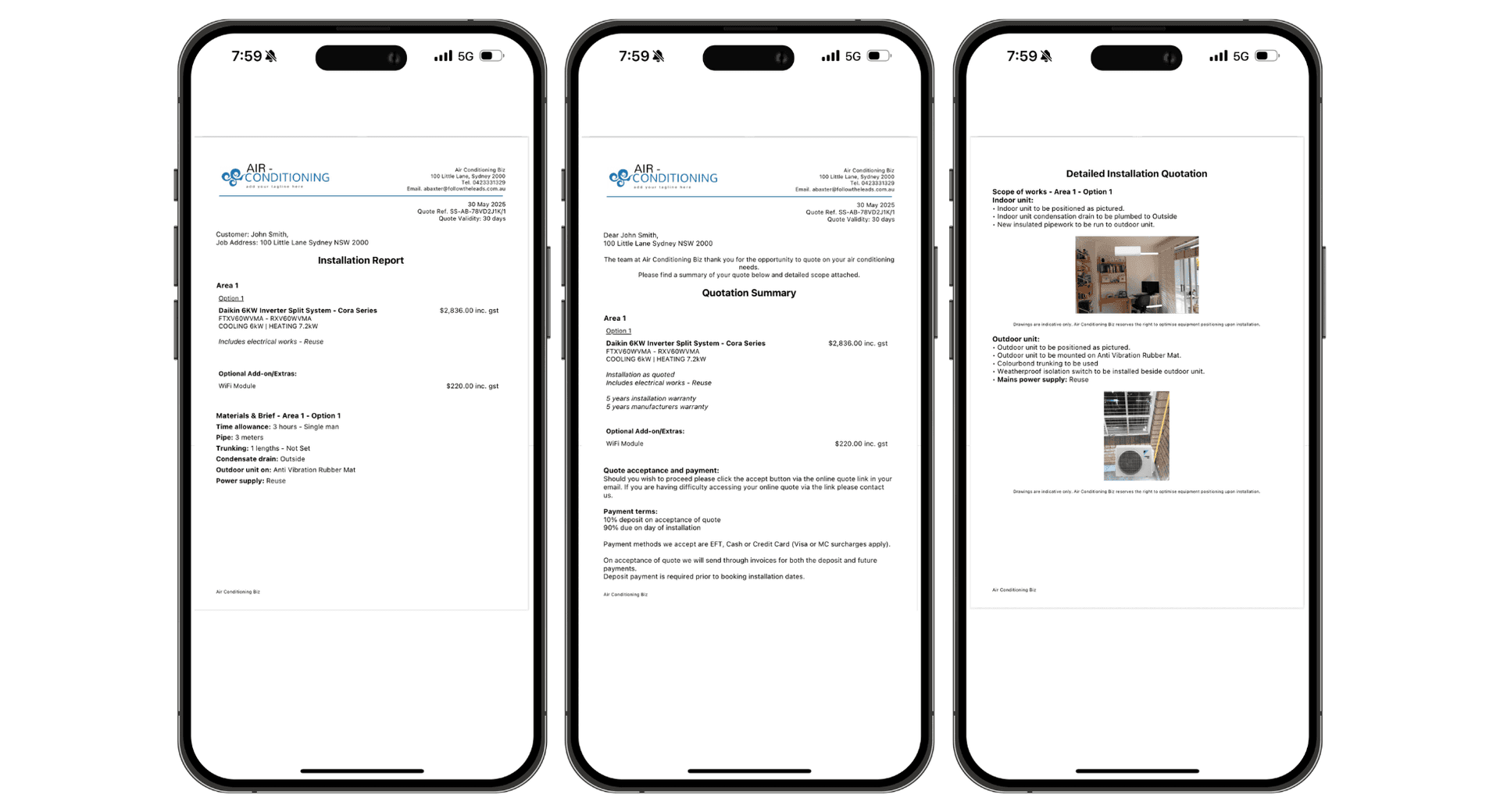 App Generated PDFs